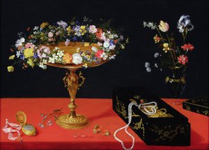 花のあるタッツァの静物